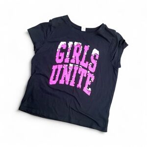 X Large Old Nave Girl’s unite black shirt